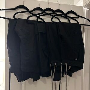 Scrub tops and bottoms - size small